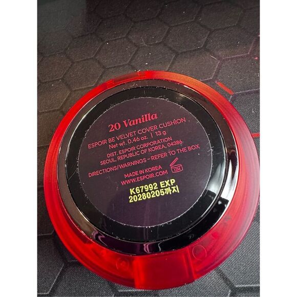 ESPOIR Be Velvet Cover Cushion 20 Vanilla 13g - Picture 3 of 3